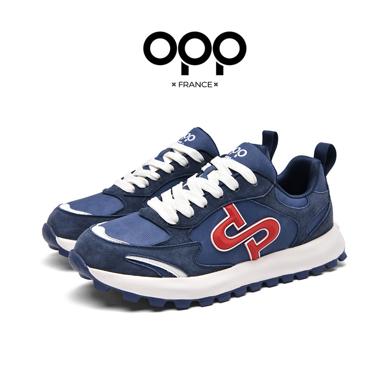 New Balance Shoes 574 - รองเท้าลำลองผู้ชายดีไซน์หรูหรา OPP หนังแท้ รองเท้ากีฬาใหม่ รุ่น Balance