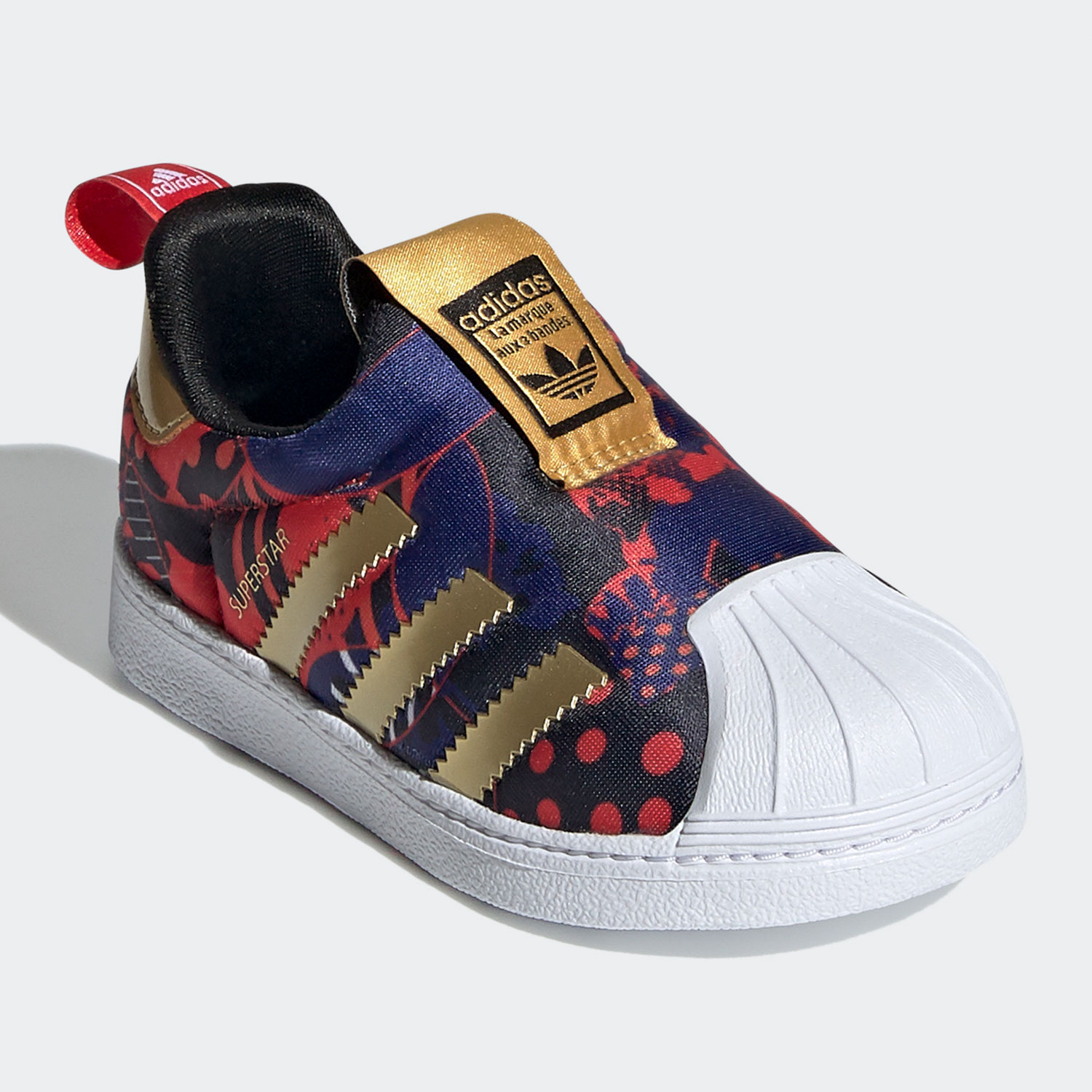 Adidas Shoes Superstar - อาดิดาสของแท้โคลเวอร์ SUPERSTAR 360 รองเท้ากีฬาลำลองสำหรับเด็ก GZ7347