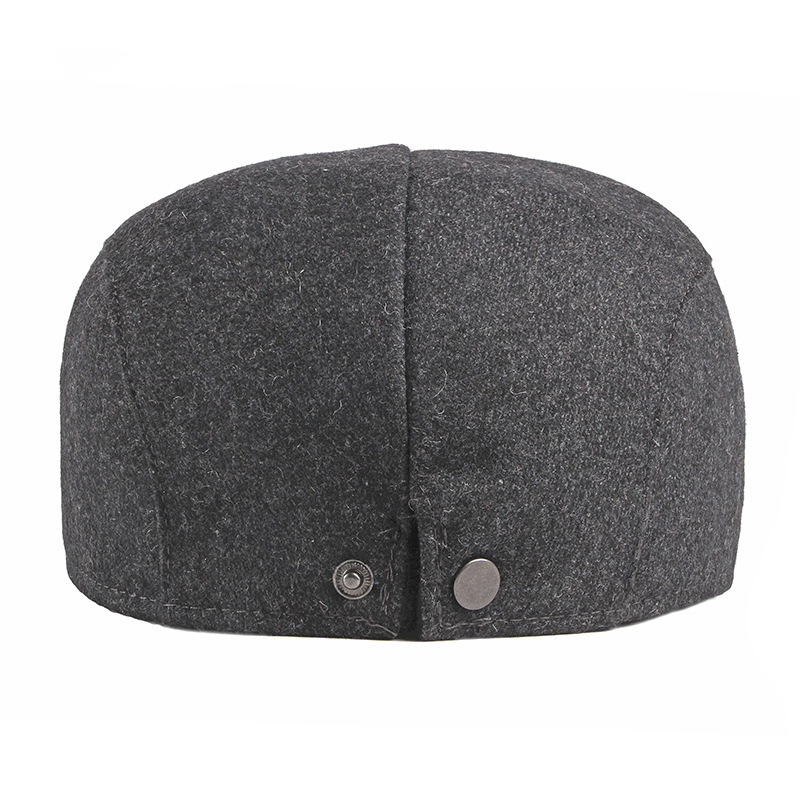 Newsboy Cap Ivy - หมวกทรงแบนสไตล์เรโทรสำหรับผู้ชาย ทำจากผ้าขนสัตว์ผสมเนื้อนุ่ม หมวกทรงไอวี่คลาสสิก หมวกขับรถสำหรับฤดูใบไม้ร่วงและฤดูหนาว เหมาะสำหรับสวมใส่ในชีวิตประจำวัน