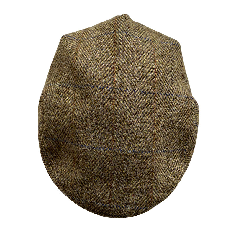 หมวกแก๊ปส้นแบนขนแกะสีเทาใหม่สำ - Newsboy Cap Ivy บทวิจารณ์และราคา