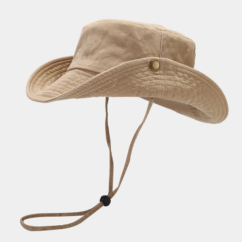 หมวกชาวประมงแบบใหม่ สีพื้น ผ้า - Bucket Hat Cotton บทวิจารณ์และราคา