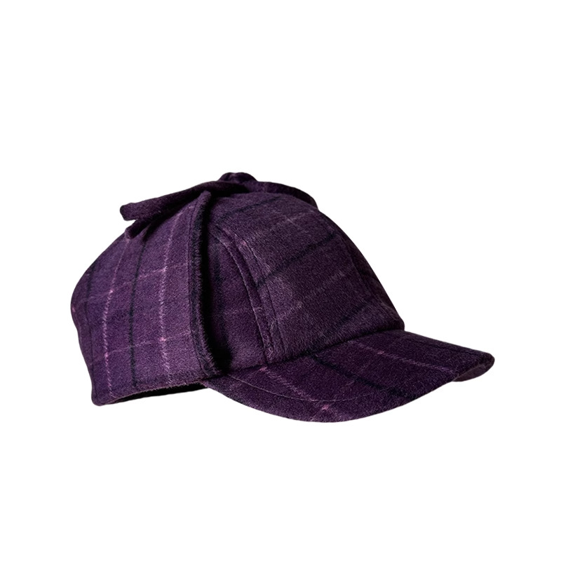 หมวกนักบินลายสก็อตย้อนยุคแบบยู - Trapper Hat Ear Flap บทวิจารณ์และราคา