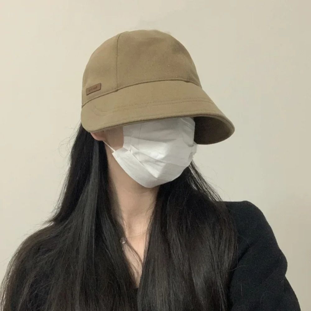 แฟชั่นสไตล์เกาหลีกว้าง Brim หม - Bucket Hat Cotton บทวิจารณ์และราคา