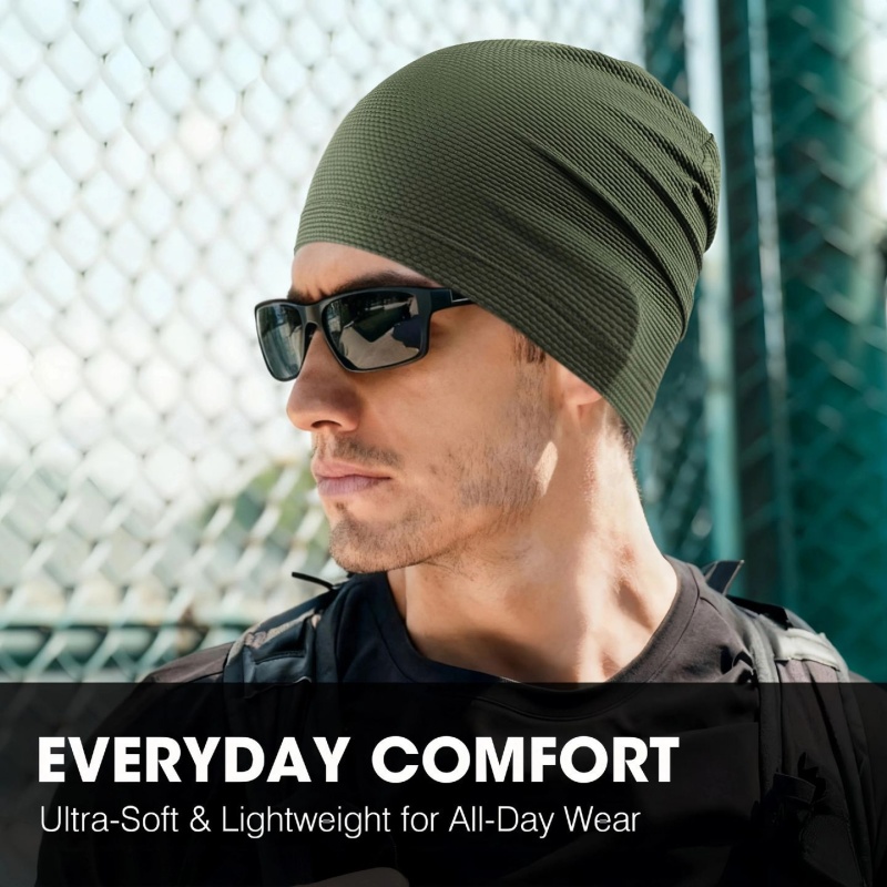 หมวกบีนนี่แบบยืดหยุ่น ระบายอาก - Skull Cap Helmet Liner บทวิจารณ์และราคา