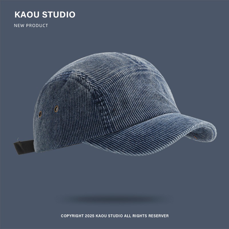 หมวกคอร์ดูรอย 5 แผงแบบยูนิเซ็ก - Corduroy Cap 5 Panel บทวิจารณ์และราคา