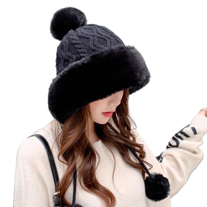 ผู้หญิงฤดูหนาว WARM Thicken Pl - Trapper Hat Ear Flap บทวิจารณ์และราคา