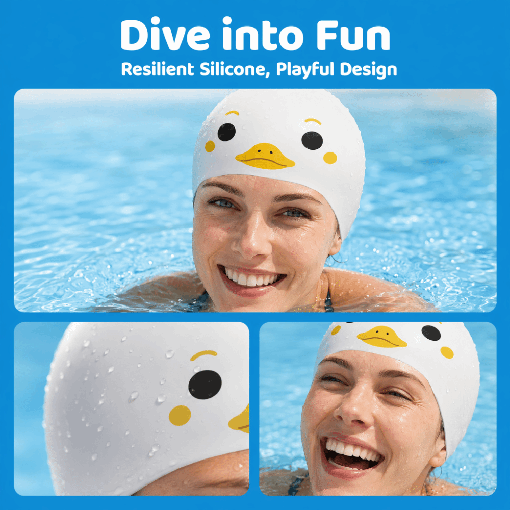 หมวกว่ายน้ำกันน้ำสำหรับลูกแมว  - Swim Hat Silicone บทวิจารณ์และราคา