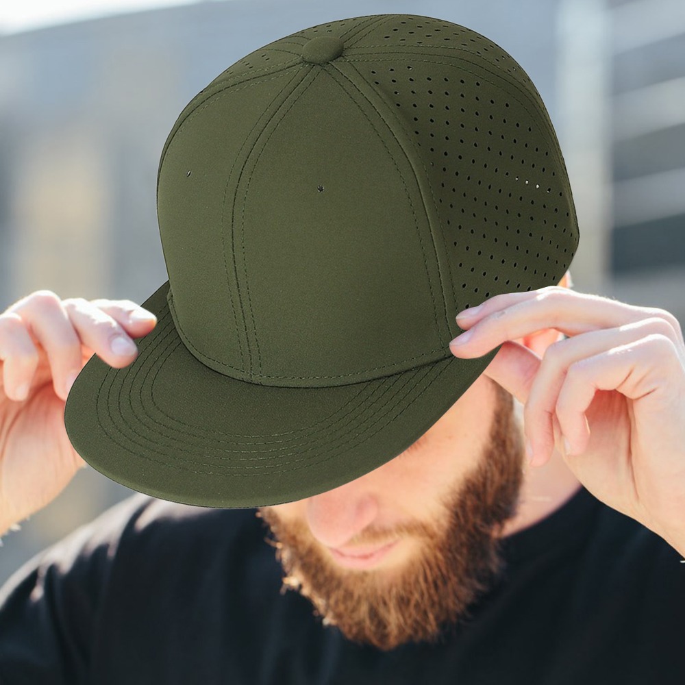 หมวกเบสบอลผู้ชายคุณภาพสูงแบบปิ - Snapback Hat Flat บทวิจารณ์และราคา