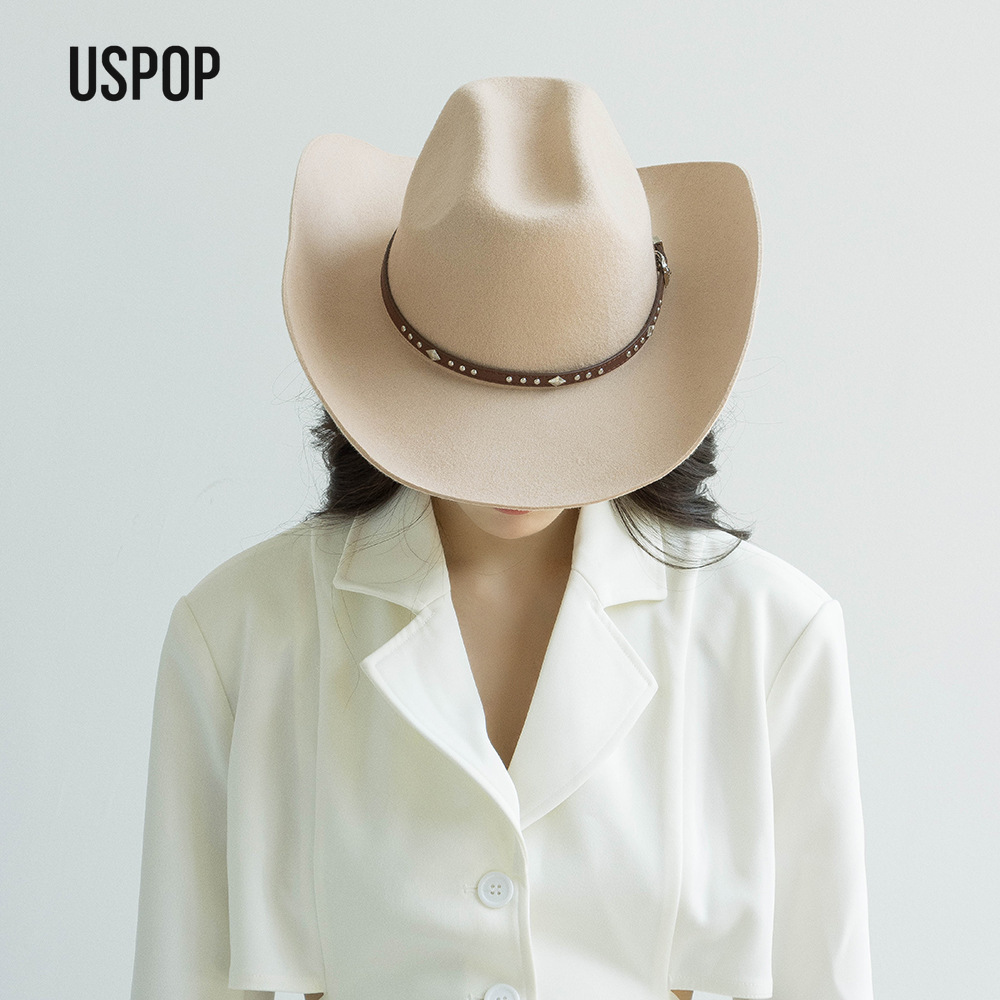 หมวกคาวบอยขนสัตว์ USPOP พร้อมส - Fedora Hat Wool บทวิจารณ์และราคา