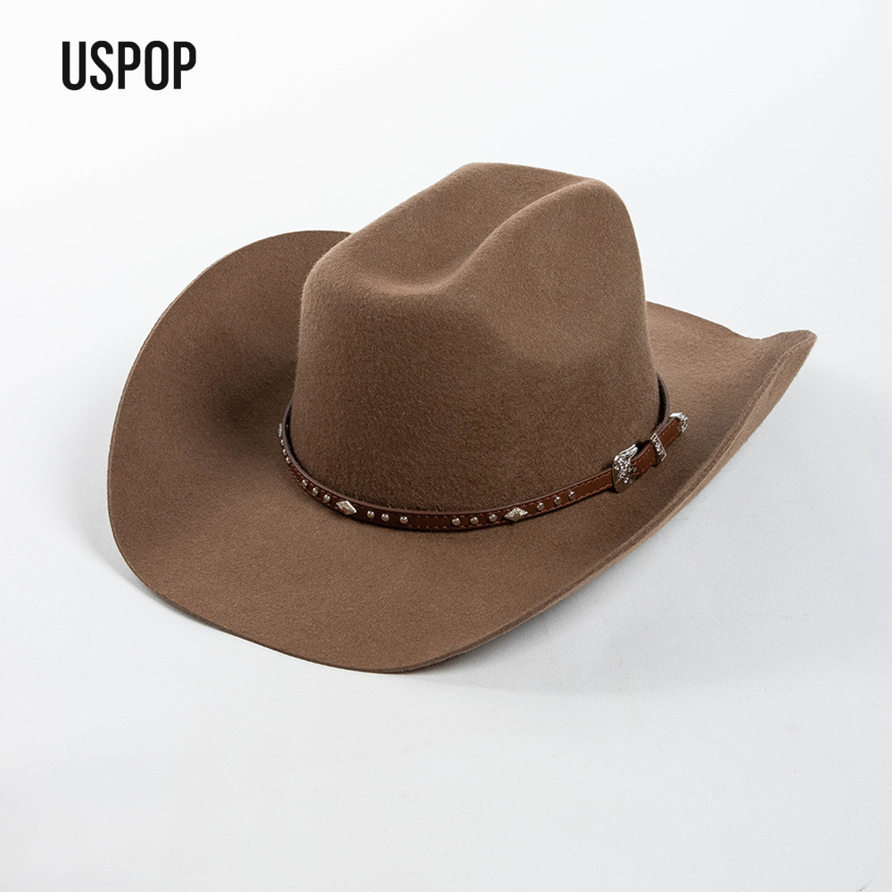 หมวกคาวบอยขนสัตว์ USPOP พร้อมส - Fedora Hat Wool บทวิจารณ์และราคา